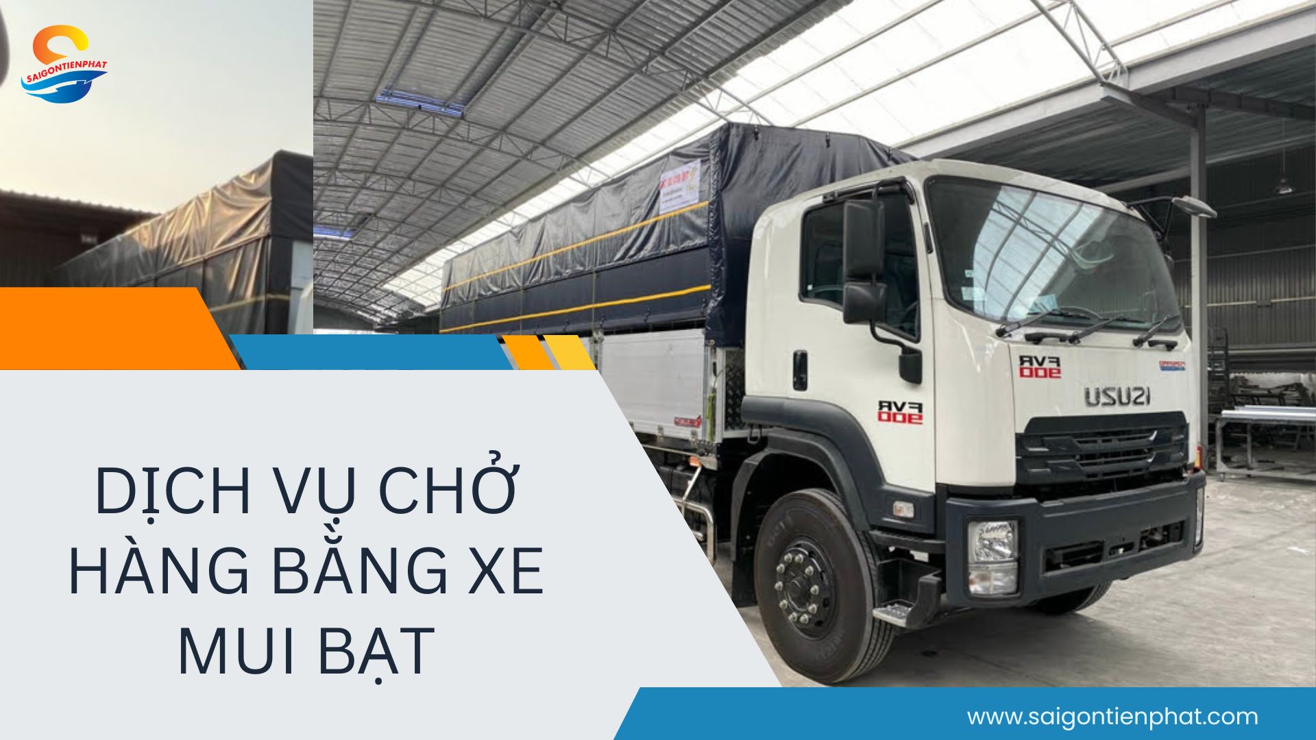 Dịch Vụ Chở Hàng Bằng Xe Mui Bạt